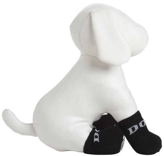 Pet Socks w/Rubberized Soles ,& Anti-Slip Grips, Soft Comfortable Fabric for Pet Paws