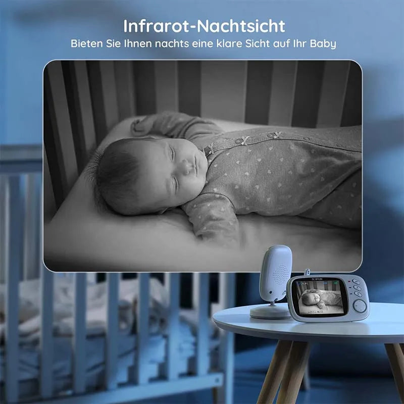 3.2" Digital Baby Monitor w/Camera and VOX Night Vision