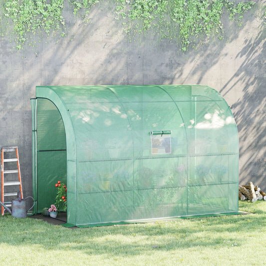 Greenhouse Backyard Nursery w/Window & Zippered Doors
