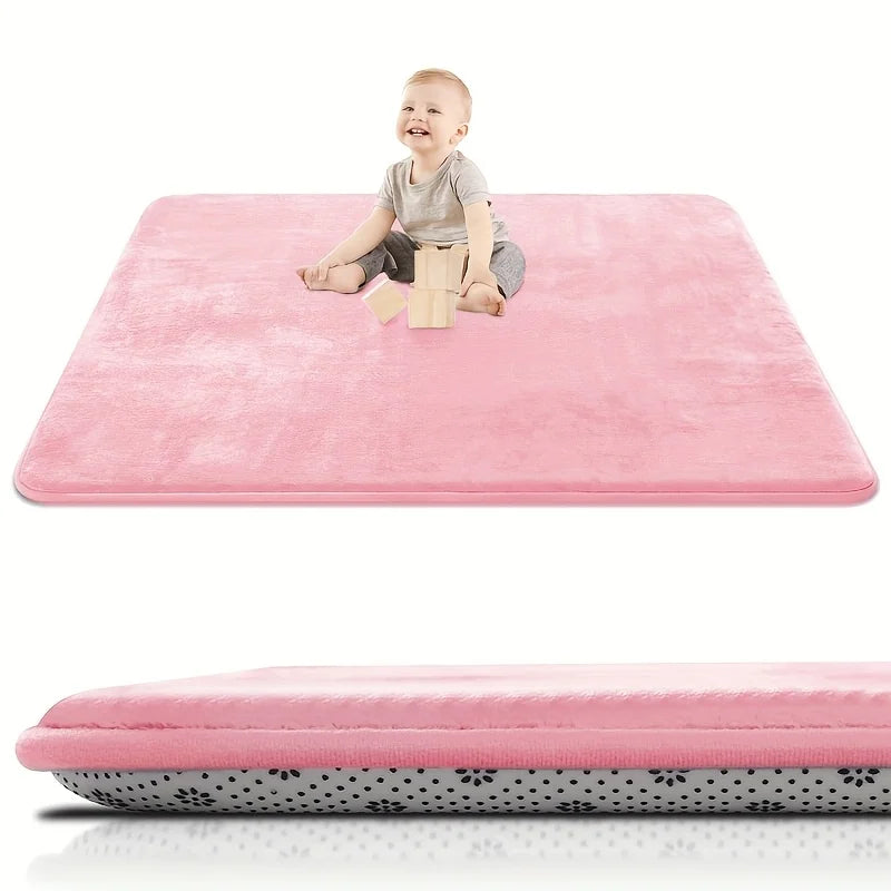1.3 inch Thick Non-Slip Baby Play Mat for Tummy Time