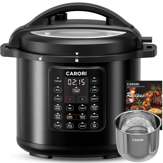 8Qt, 1200W 12-in-1 Stainless Steel Pressure Cooker