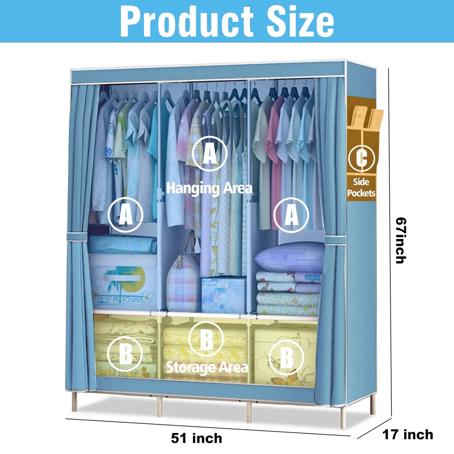Closet Wardrobe Organizer