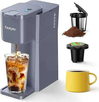 Mini Hot & Iced Single Serve Coffee Maker