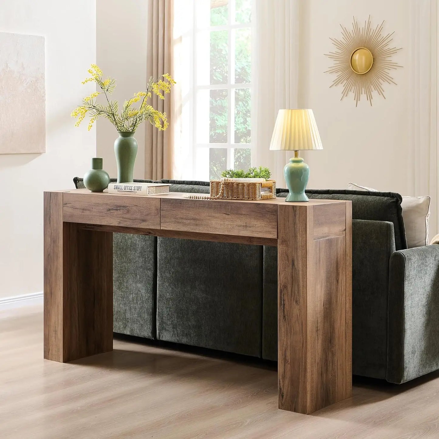 Modern Entryway Console Table with Drawers