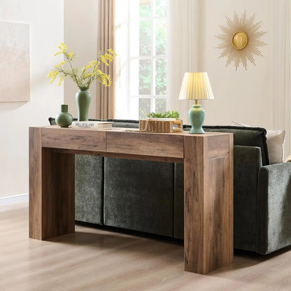 Modern Entryway Console Table with Drawers