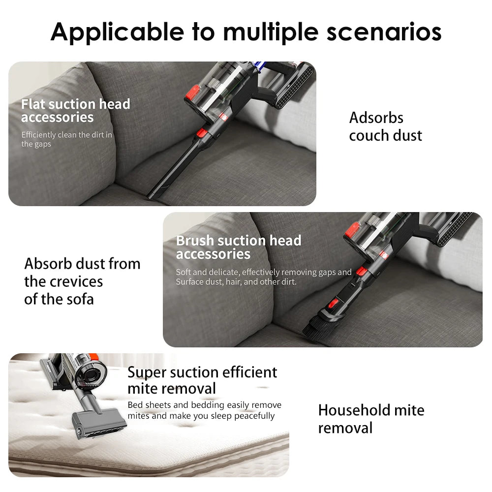 Cordless Handheld Vacuum Cleaner with Removable Battery