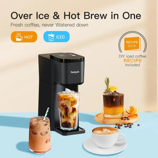 Mini Hot & Iced Single Serve Coffee Maker