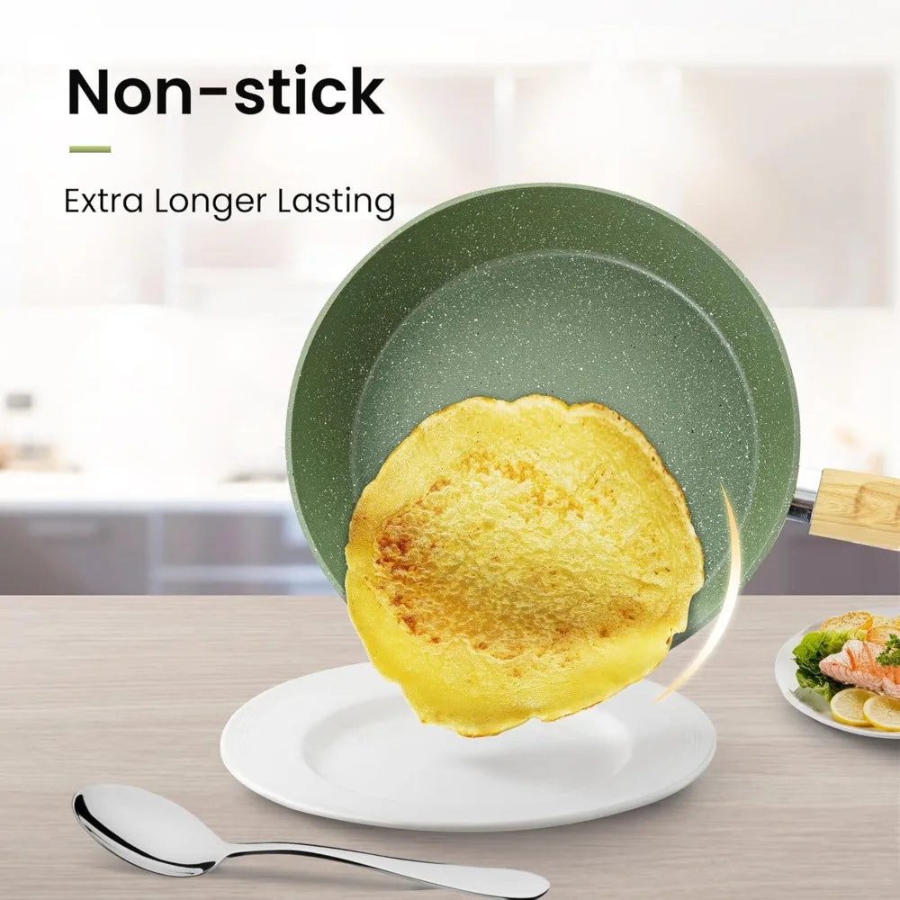 Granite Cookware Set, Induction Compatible, 30-Piece