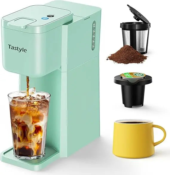 Mini Hot & Iced Single Serve Coffee Maker