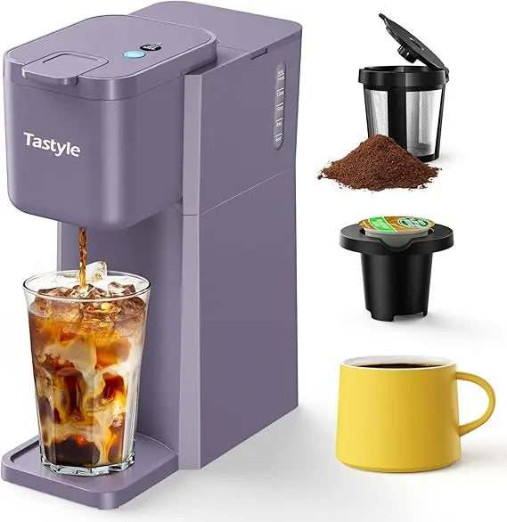 Mini Hot & Iced Single Serve Coffee Maker