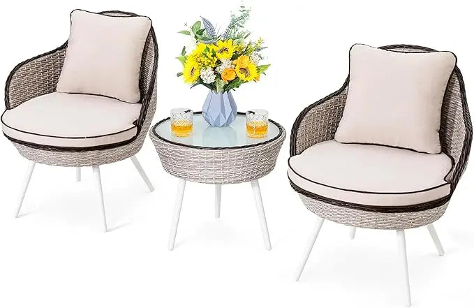 3 Piece Patio Bistro Set