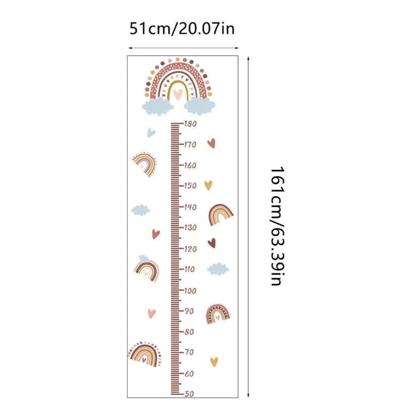 Cartoon Rainbow Growth Chart