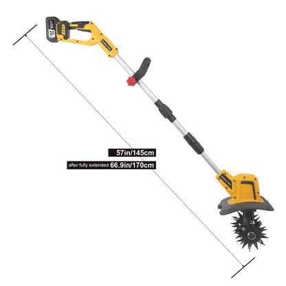 Mini Electric Tiller w/Lithium Battery