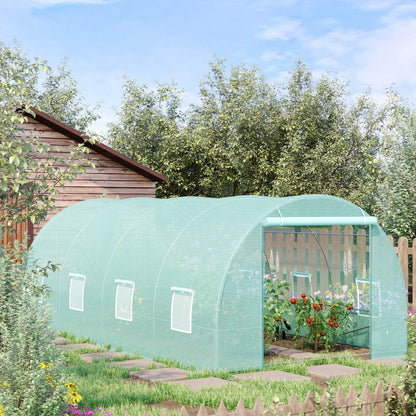 20X10X7Ft Heavy Duty Walk-In Greenhouse