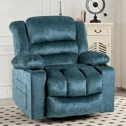 Modern Ergonomic Rocker/Recliner with 360 Degree Swivel