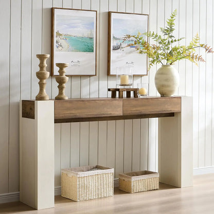 Modern Entryway Console Table with Drawers
