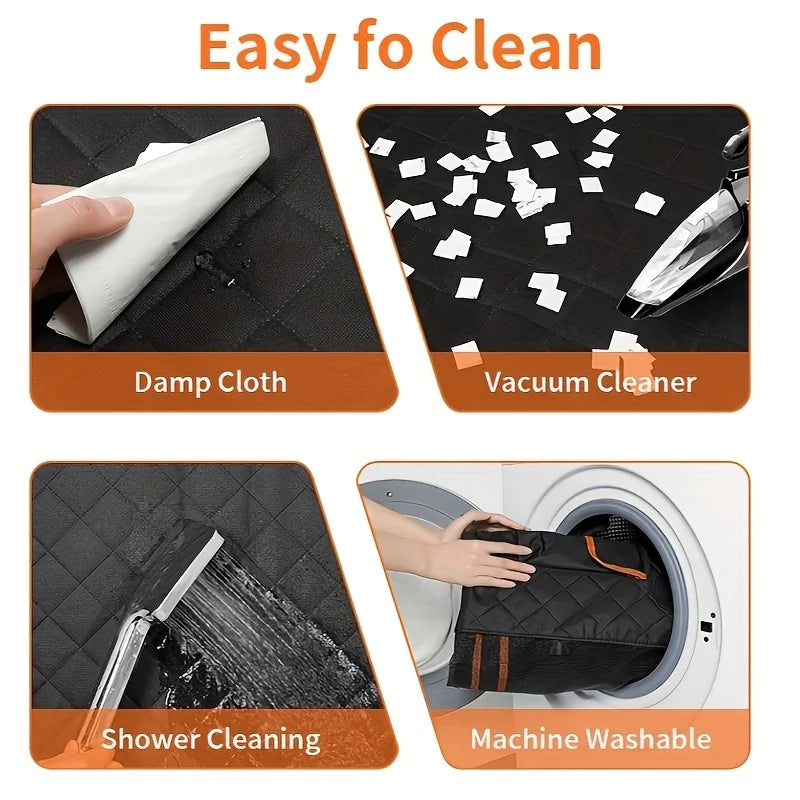 Pet Rear Car Seat Cover, Heavy Duty, Scratch Resistant, Anti Slip