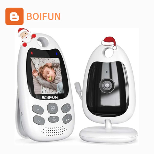 Portable Baby
Baby Monitor w/Camera, Vox Function, Temperature Sensor