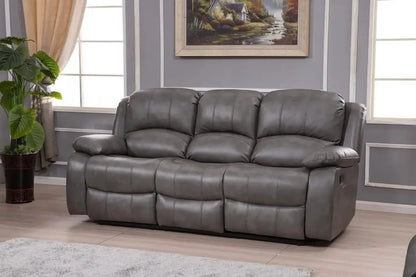 2PC Leather Air Reclining Sofa Loveseat Set