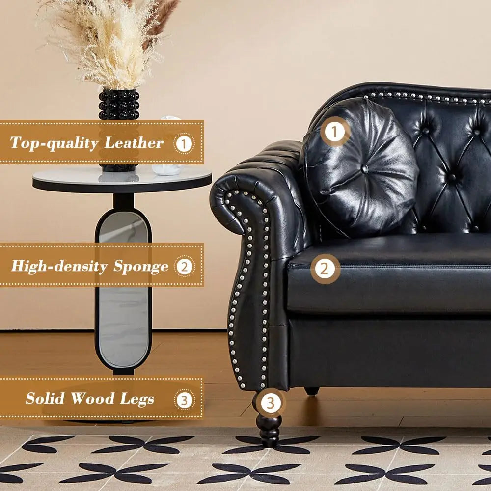 Mid-Century, Modern Chesterfield Sofa