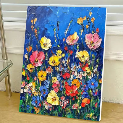 Flower Bed Art Paint By Numbers Craft Kit