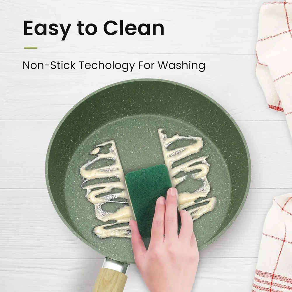 Granite Cookware Set, Induction Compatible, 30-Piece