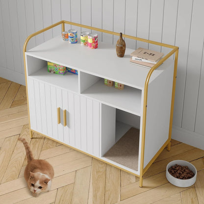 Enclosed/Hidden/Wooden Cat Litter Box