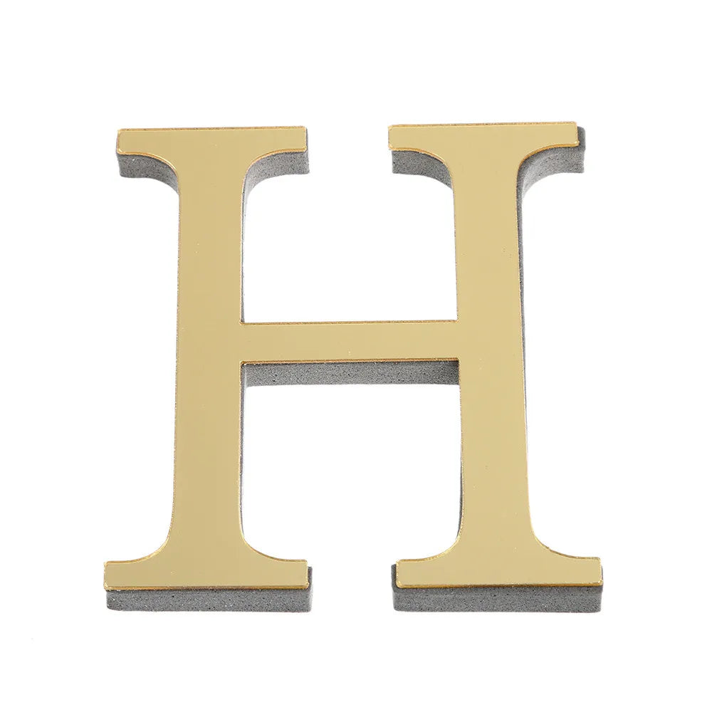 10CM 26 Letters Wall Sticker Decals, Self-Adhesive