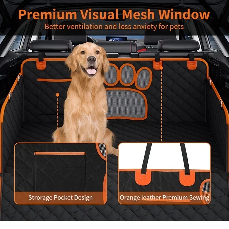 Pet Rear Car Seat Cover, Heavy Duty, Scratch Resistant, Anti Slip