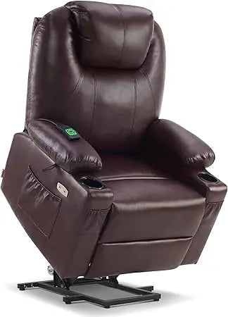 Dual Motor Power Lift Recliner With Extended Footrest,