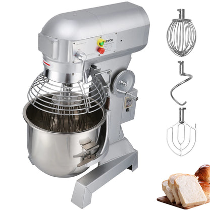Stainless Steel Electric Stand Mixer, Processor, Dough Machine