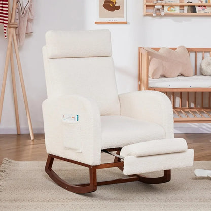 Rocking Chair with High Back, Glider