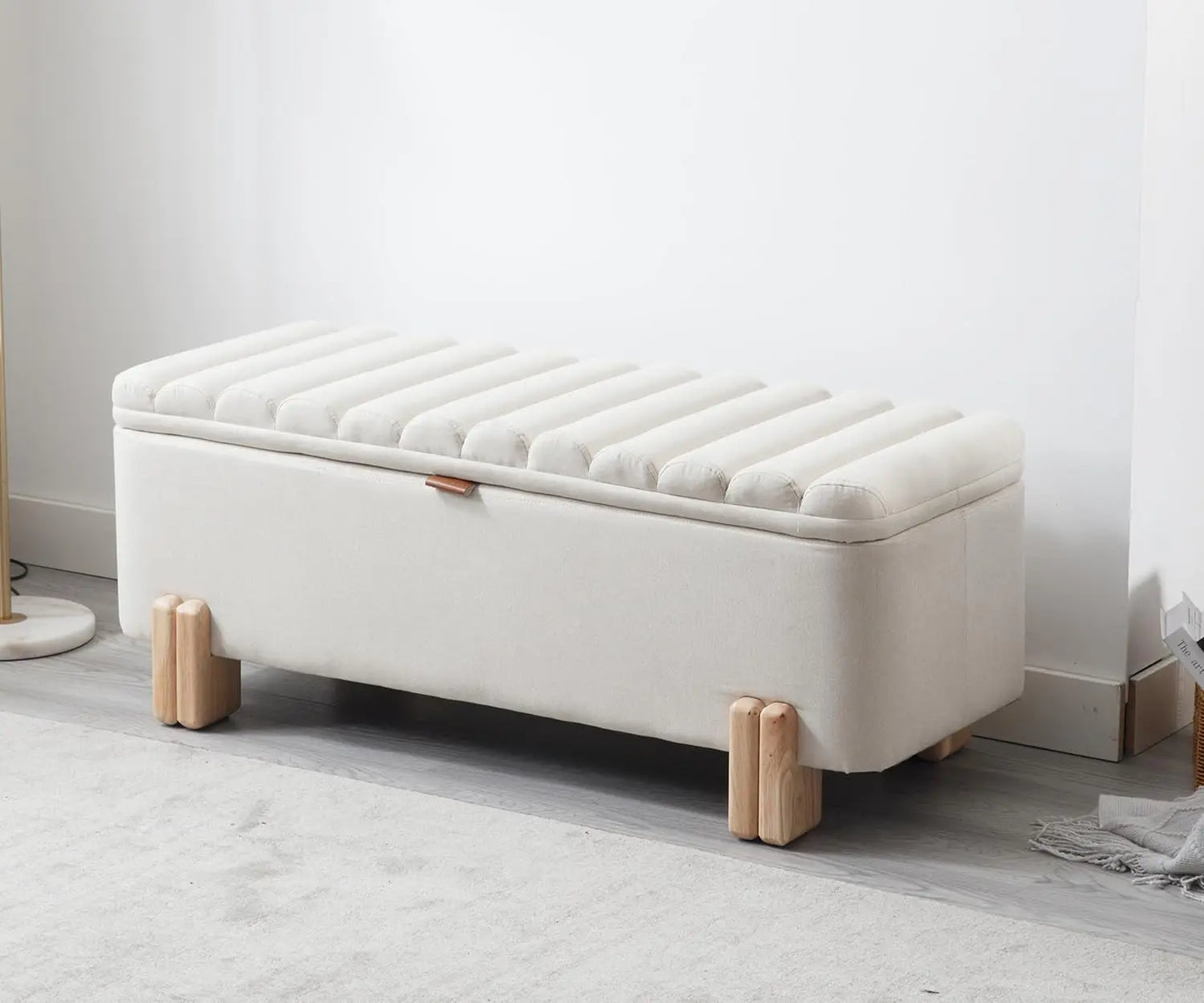 Storage Entryway Bench Upholstered