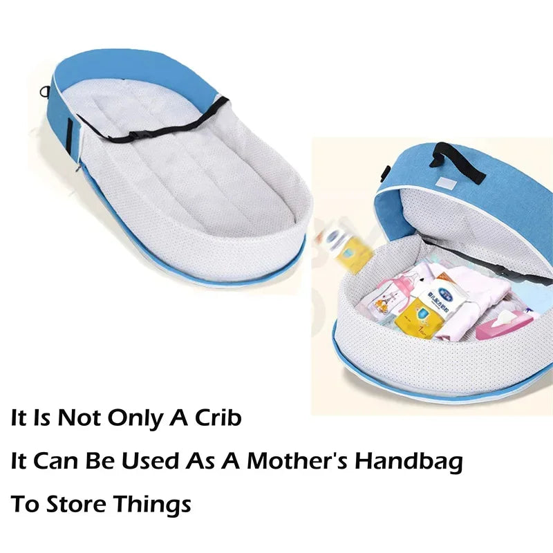 Portable Newborn Bassinet, Foldable