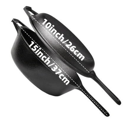 Cast Iron Skillet Set (3PCS - 6/8/10 Inch)