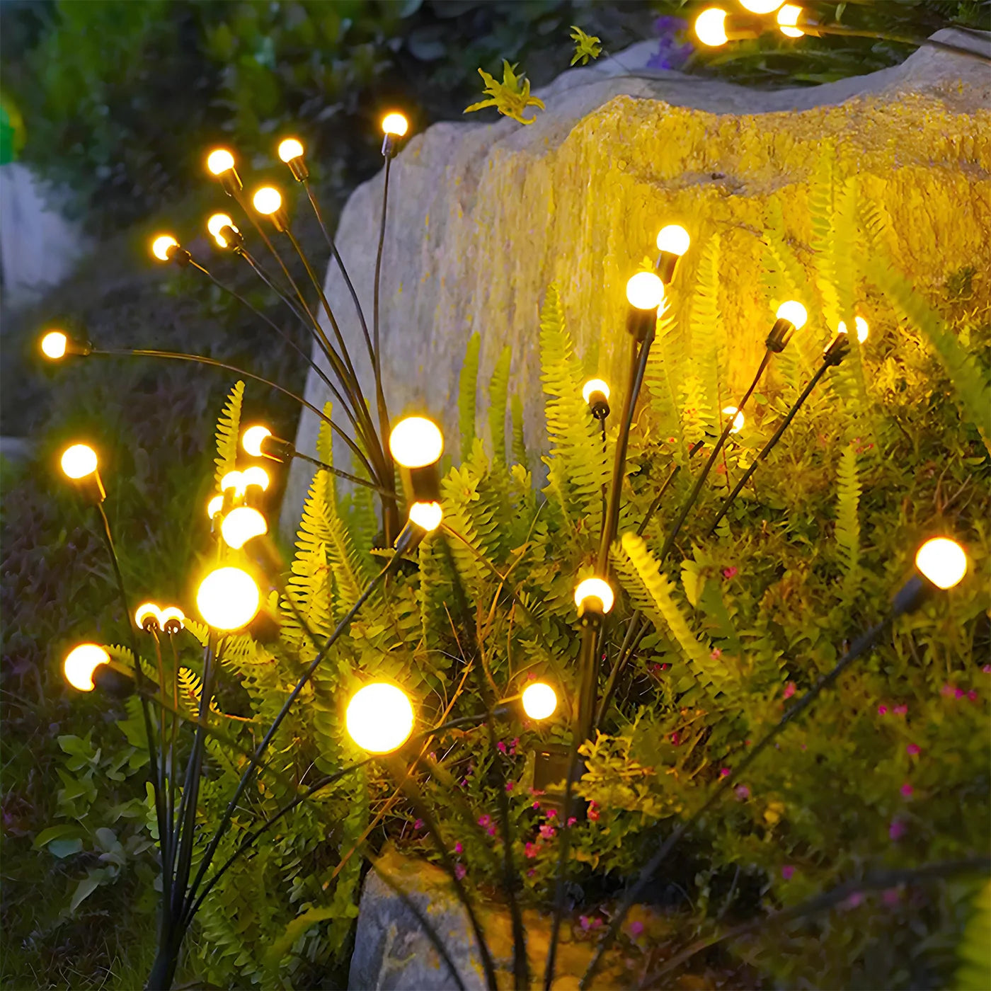 LED Decorative Garden Solar Firefly Lights, Waterproof