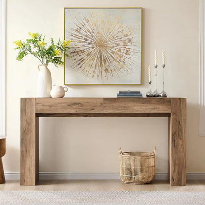 Modern Entryway Console Table with Drawers
