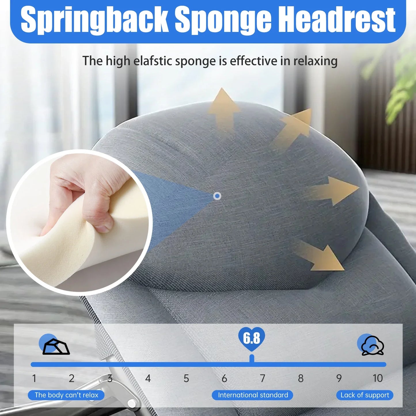 Folding Single Sofa Bed, Lounge Chair