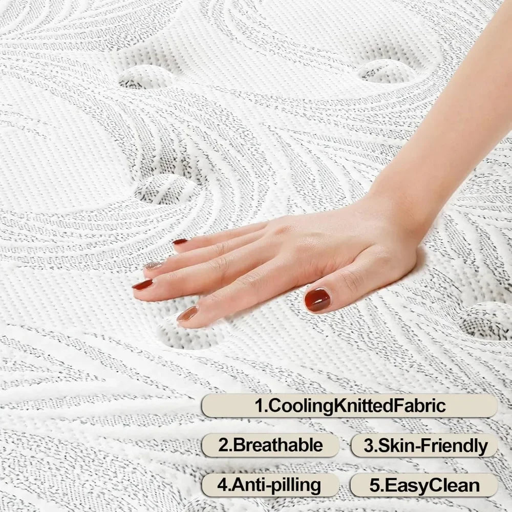 Gel Memory Foam Mattress with Individual Pocket Springs