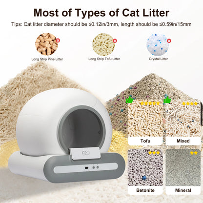 Self-Cleaning Cat Litter Box w/Litter Mat