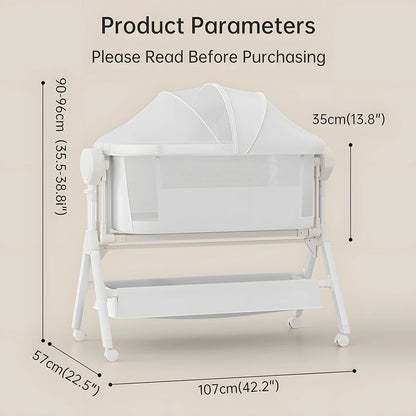 Automatic Rocking Bassinet with Comfortable Soft Mattress
