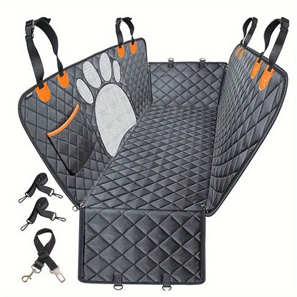 Pet Rear Car Seat Cover, Heavy Duty, Scratch Resistant, Anti Slip