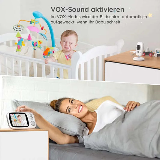 3.2" Digital Baby Monitor w/Camera and VOX Night Vision