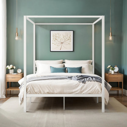 4-Poster Canopy Bed Frame