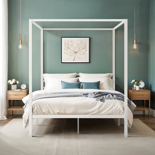 4-Poster Canopy Bed Frame