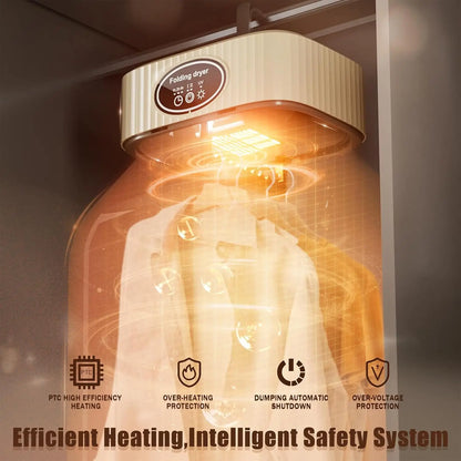 Compact Portable Clothes Dryer w/Adjustable Timer