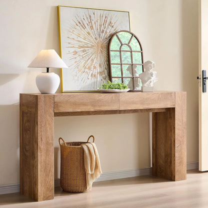 Modern Entryway Console Table with Drawers