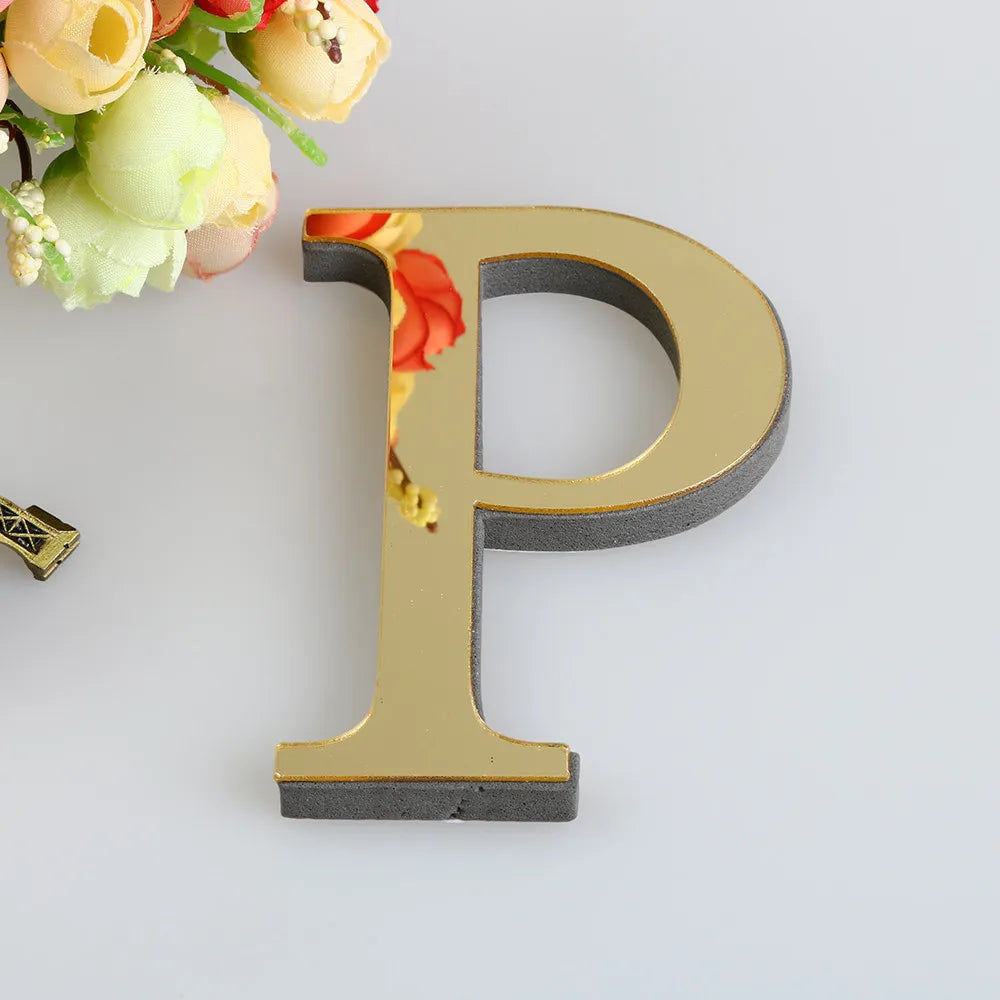 10CM 26 Letters Wall Sticker Decals, Self-Adhesive