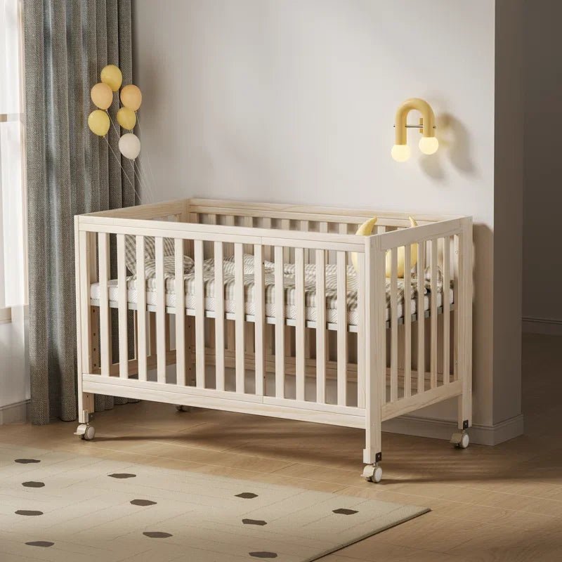 11-in-1 Convertible Crib, with 4 Mattress Heights,