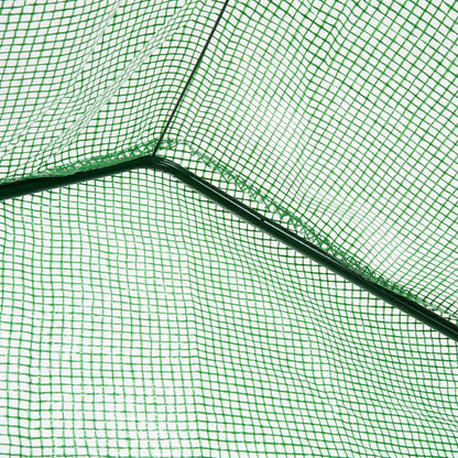 56" X 29" X 77" Portable Walk-In Greenhouse w/4-Tier Shelves & Roll up Door